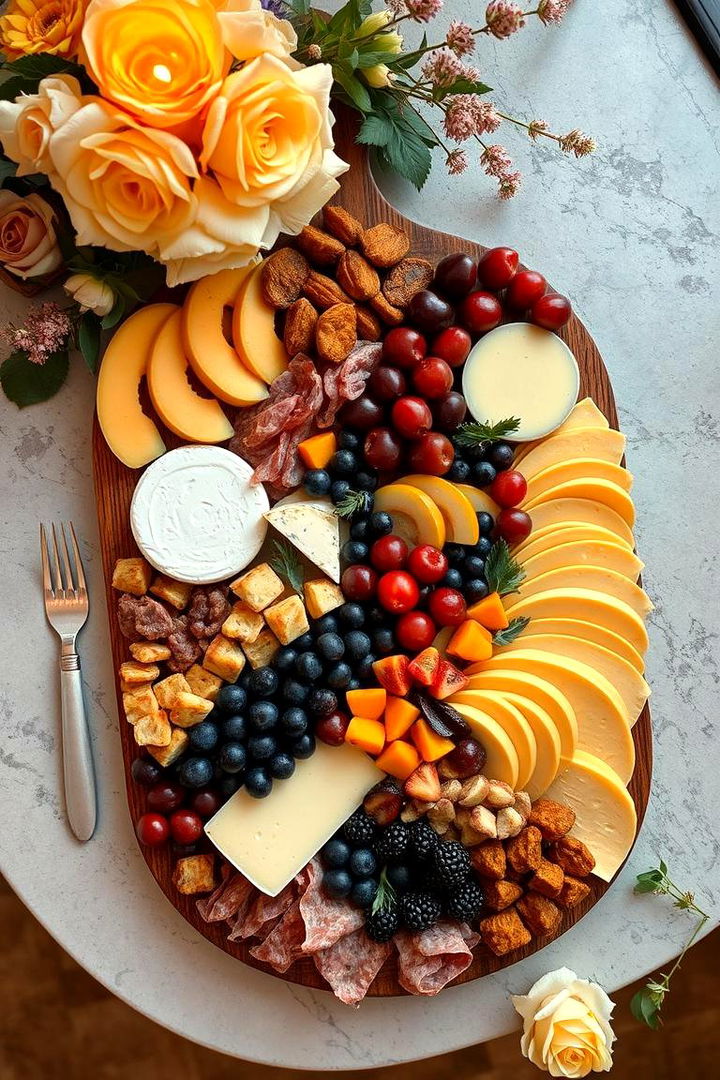Elegant Grazing Boards - 22 Wedding Food Ideas