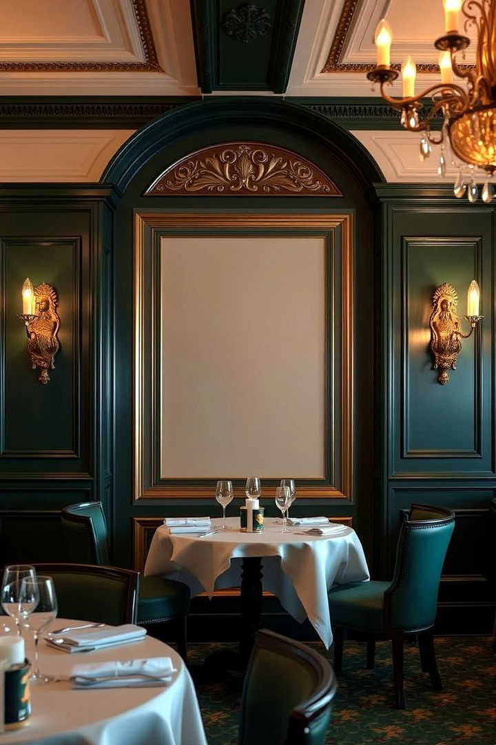 Elegant Green Royalty - 22 Green Panelling Bedroom Ideas