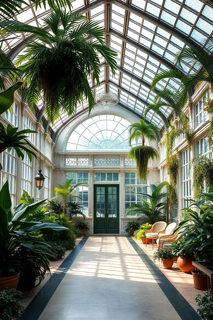 Elegant Indoor Conservatory - 22 Indoor Greenhouse Ideas