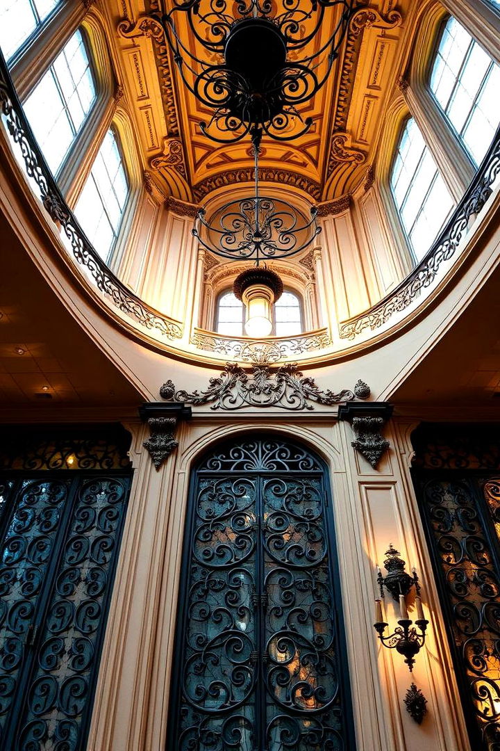 Elegant Ironwork Details - 22 Mediterranean Living Room Ideas