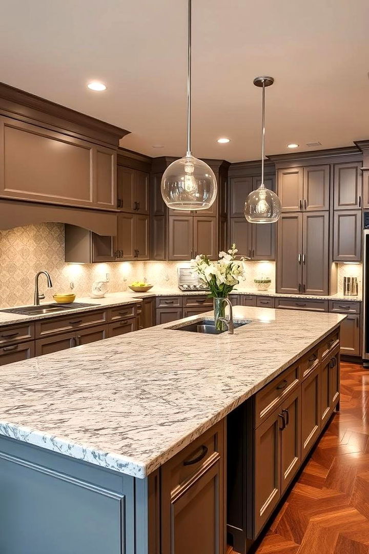 Elegant Kitchen Island Countertops - 22 Granite Kitchen Countertop Ideas