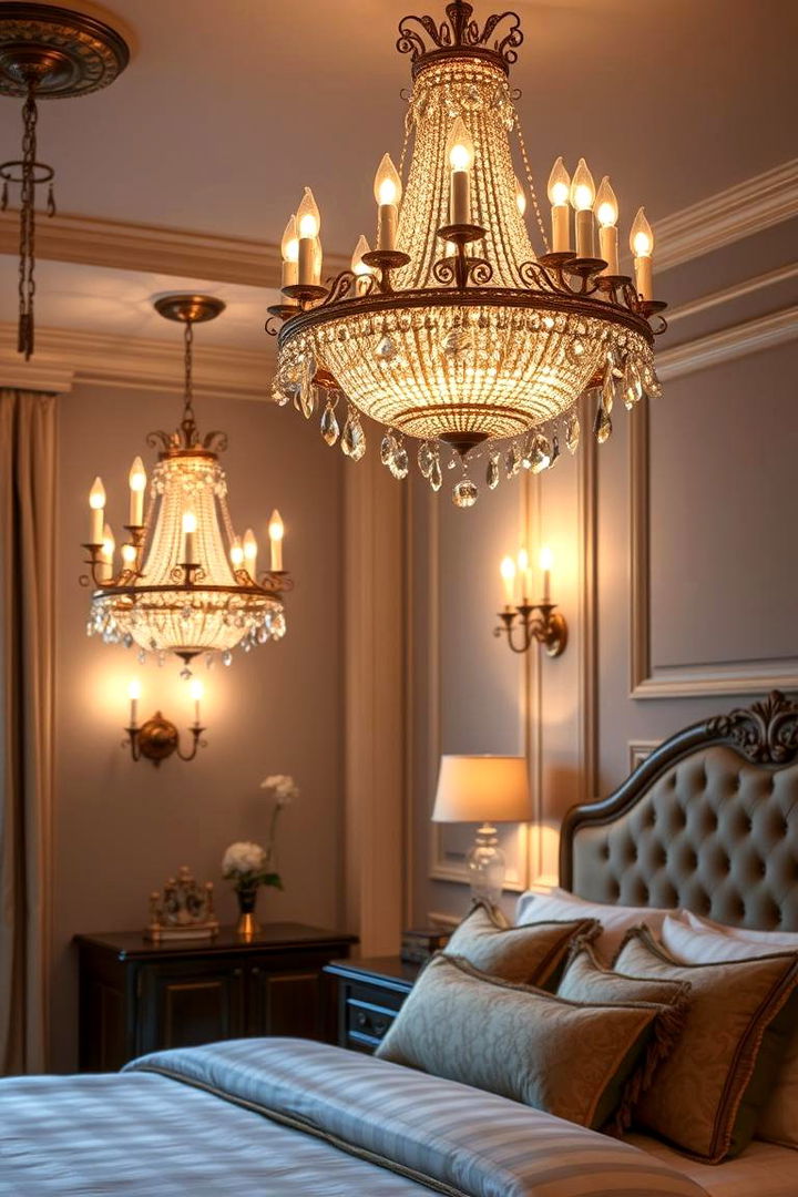 Elegant Lighting Fixtures - 22 Primary Bedroom Ideas