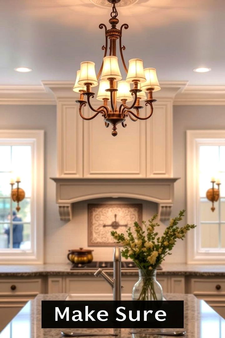 Elegant Lighting Fixtures - 22 Victorian Kitchen Ideas