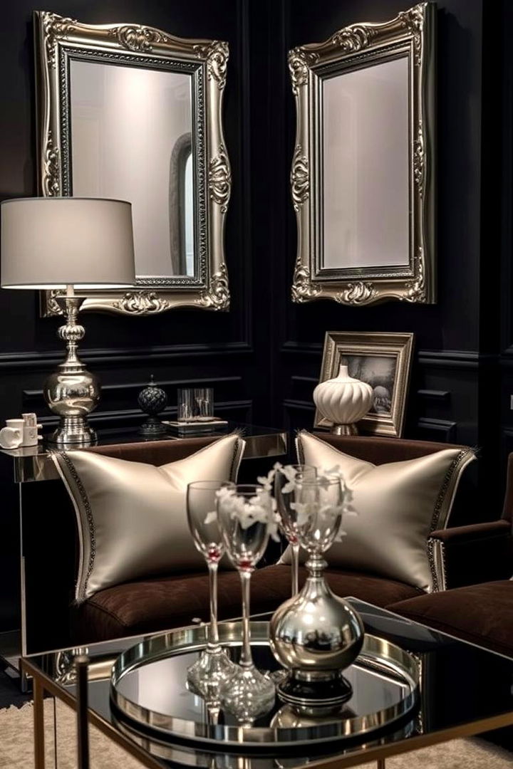 Elegant Metallic Touches - 22 Black and Silver Bedroom Ideas