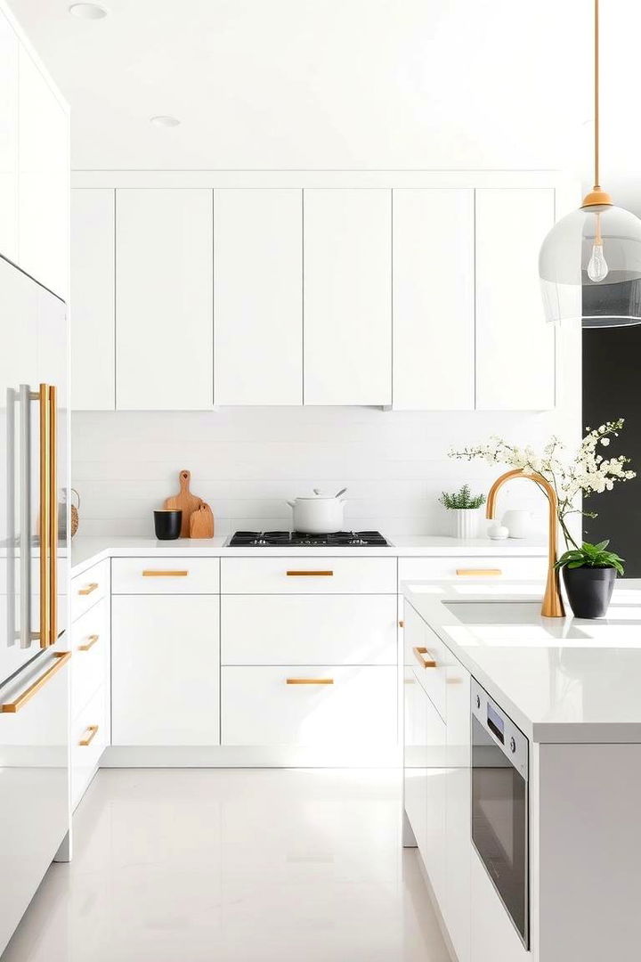 Elegant Minimalist Vibes - 22 black white and gold kitchen ideas