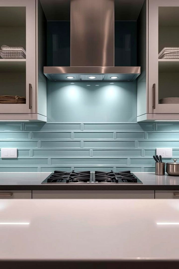 Elegant Mint Green Backsplash - 22 Mint Green Kitchen Ideas