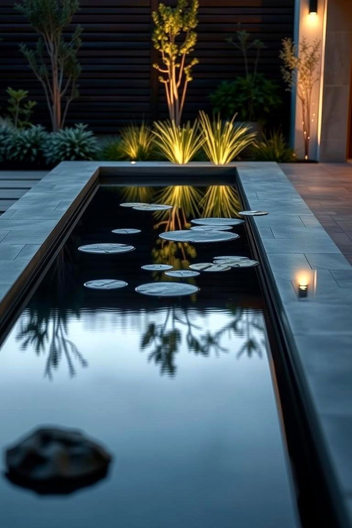 Elegant Mirror like Water Surface Pond - 22 Raised Garden Pond Ideas