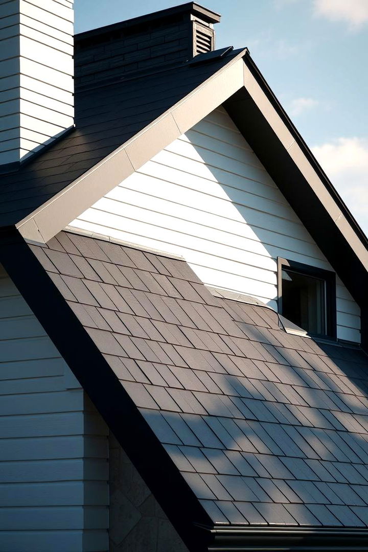 Elegant Modern Design - 22 houses with black roofs