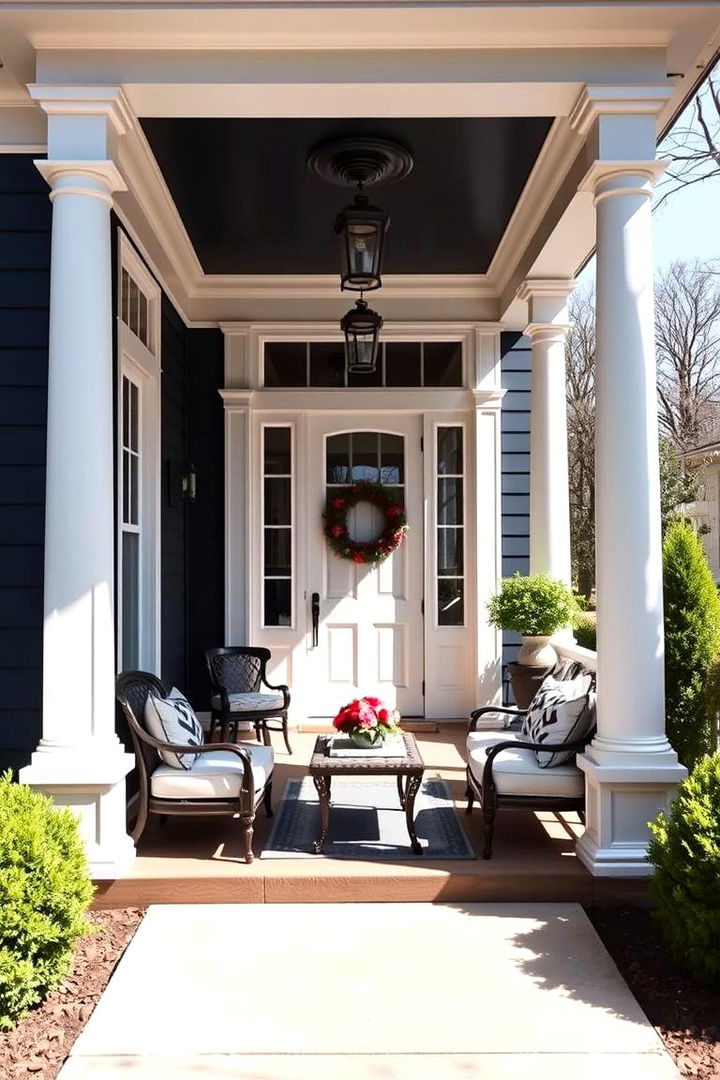 Elegant Navy - 22 Porch Paint Colors
