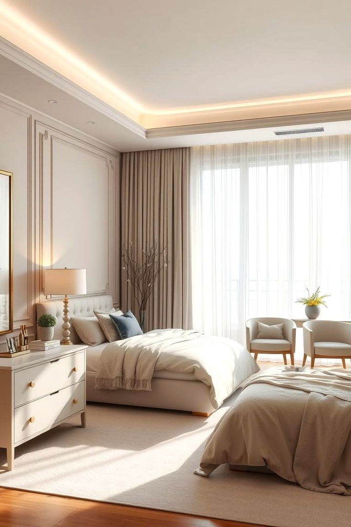 Elegant Neutrals with Timeless Style - 22 Modern Bedroom Ideas
