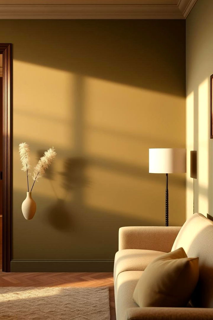 Elegant Olive Tones - 22 Green Accent Wall Ideas