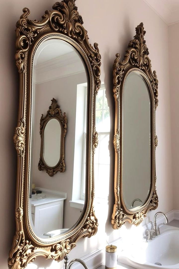 Elegant Ornamental Mirrors - 22 Mexican Bedroom Ideas