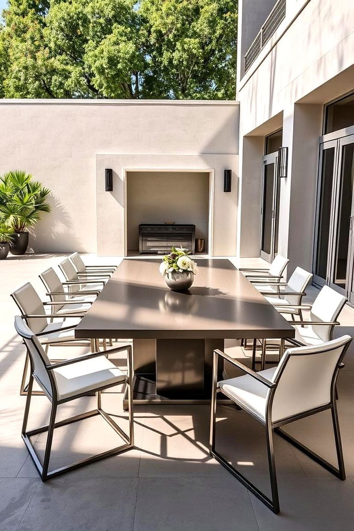 Elegant Outdoor Dining Ensemble - 22 Garden Furniture Ideas