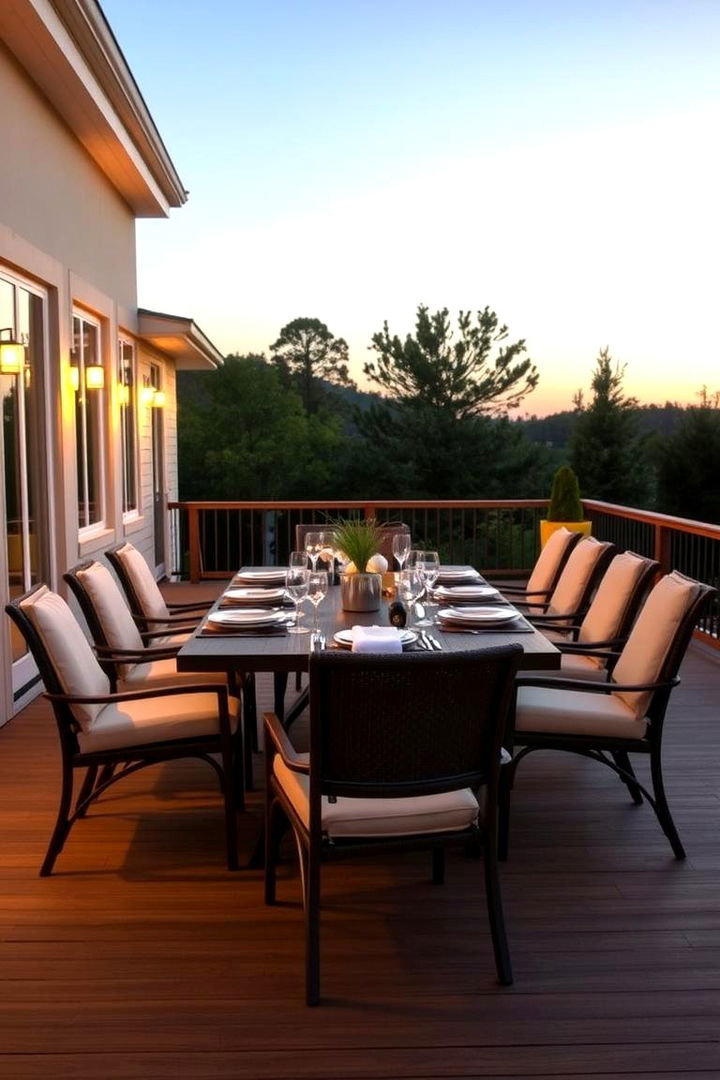 Elegant Outdoor Dining Sets - 22 Deck Furniture Ideas