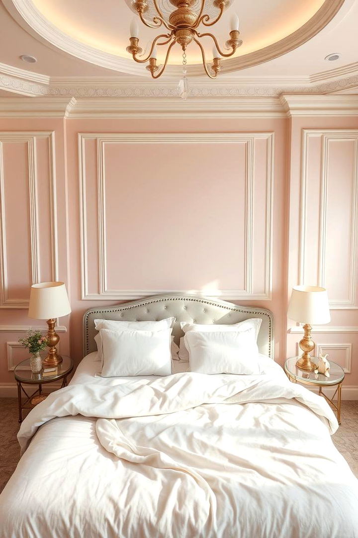 Elegant Pastel Duo - 22 Bedroom Painting Ideas With Two Colors