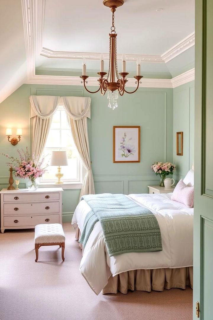 Elegant Pastel Palette - 22 Cape Cod Upstairs Bedroom Ideas