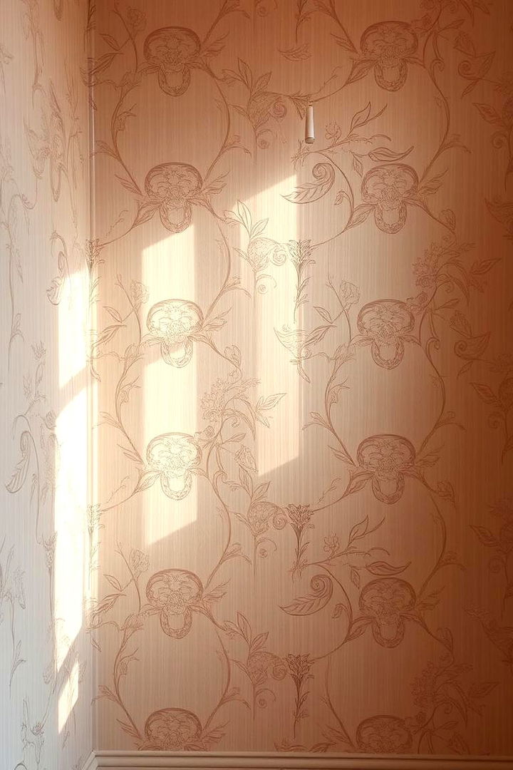 Elegant Patterned Wallpaper - 22 Art Nouveau Interior Design Ideas