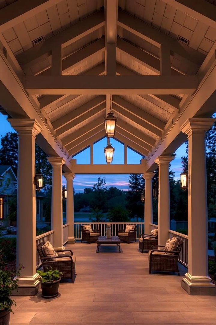 Elegant Pergola Integration - 22 Covered Porch Ideas