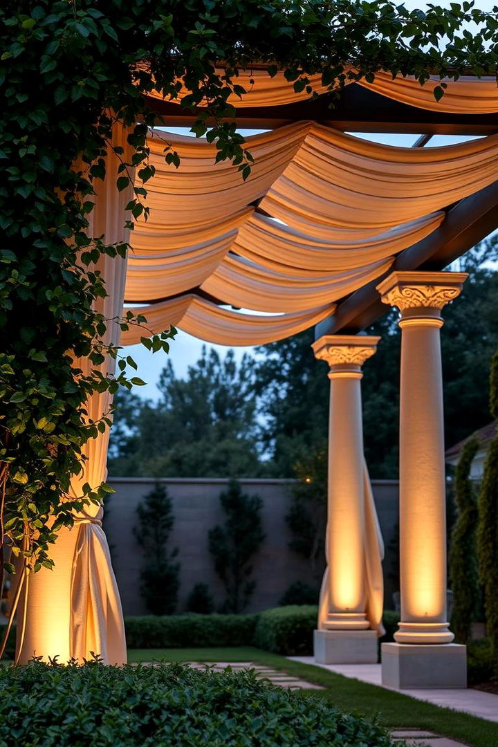 Elegant Pergola Setting - 22 Covered Patio Ideas