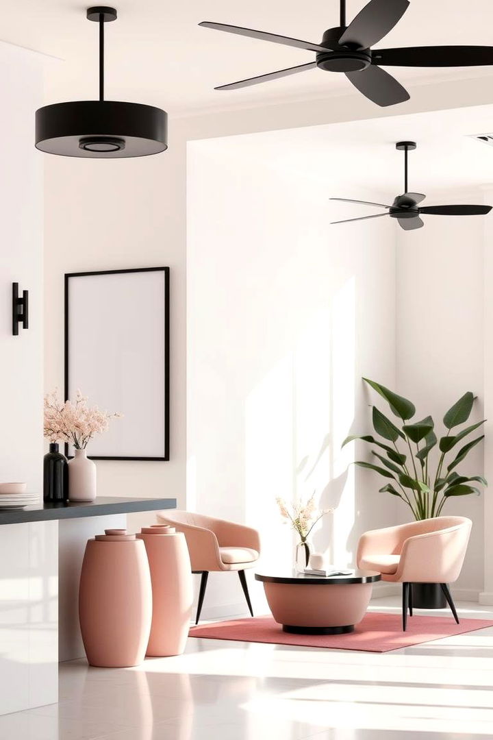 Elegant Pink Accents - 22 Pink and Black Bathroom Ideas