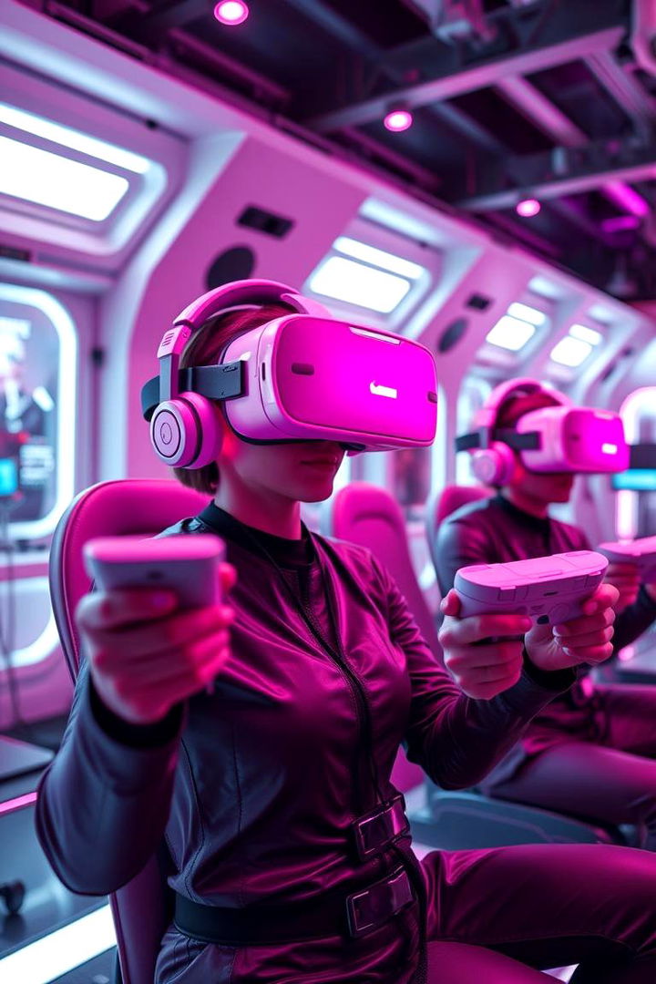Elegant Pink VR Setup - 22 Pink Gaming Setup Ideas