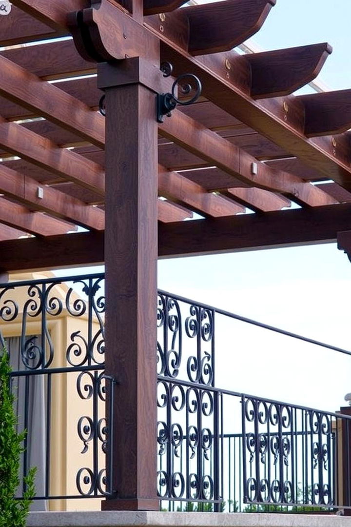 Elegant Railing Enhancements - 22 Front Porch Pergola Ideas