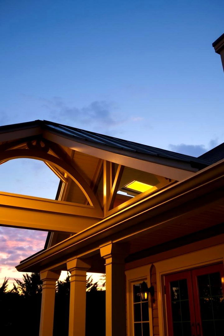 Elegant Roofing Designs - 22 Barndominium Front Porch Ideas