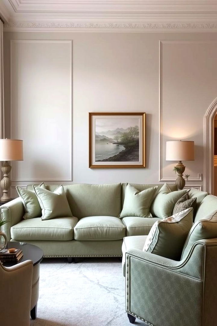 Elegant Sage Living Room Furniture - 22 Sage Green Living Room Ideas