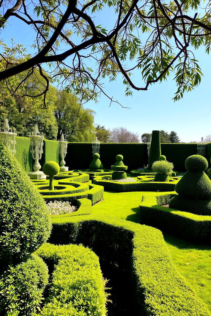 Elegant Shrubbery and Topiary Design - 22 English Garden Ideas