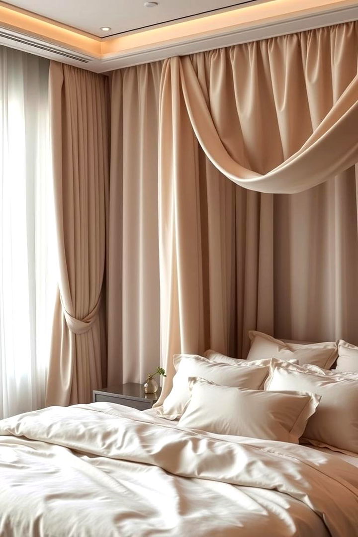 Elegant Silk Touch - 22 Asian Bedroom Ideas
