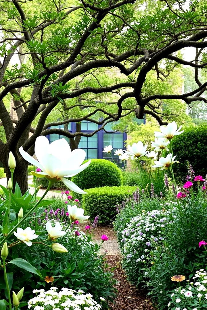 Elegant Southern Magnolia Blend - 22 Front Yard Texas Flower Bed Ideas