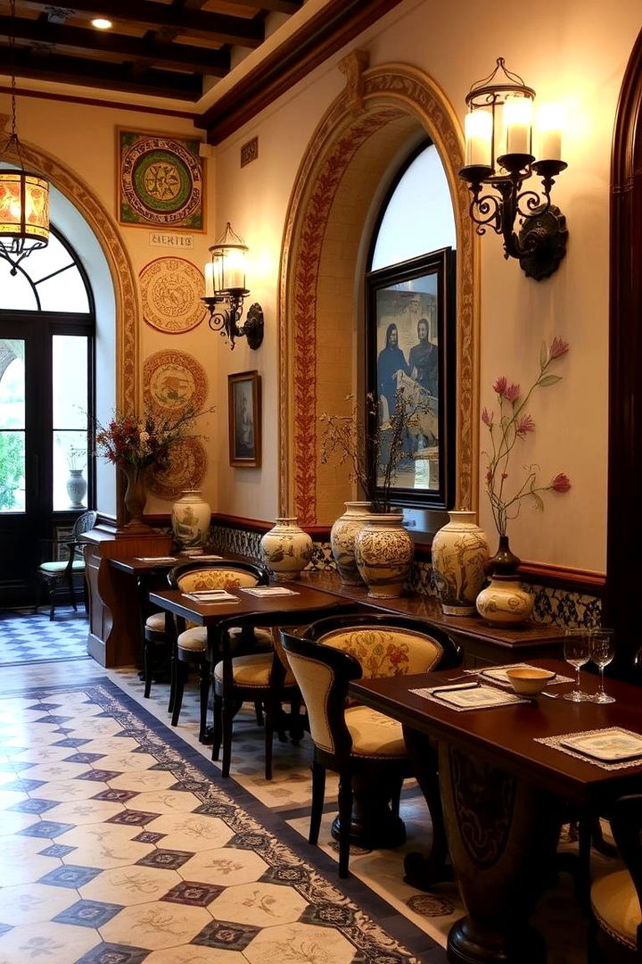 Elegant Spanish Ceramics - 22 spanish interior design ideas