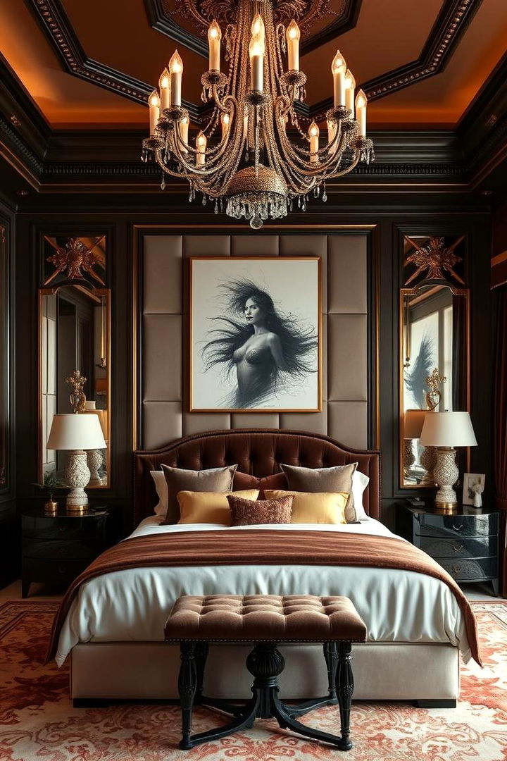 Elegant Statement Bedroom - 22 Master Bedroom Ideas