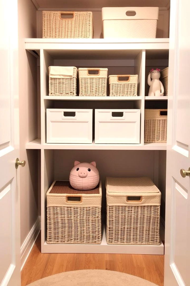 Elegant Storage Solutions - 22 Princess Nursery Ideas