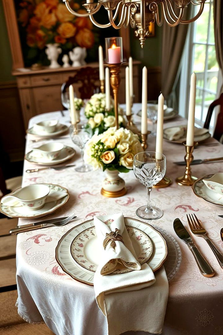 Elegant Storybook Table Settings - 22 Fairytale Wedding Ideas