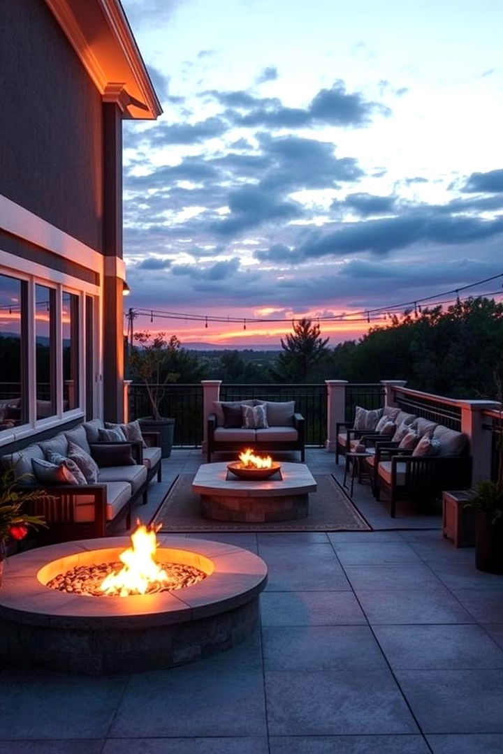 Elegant Sunset Lounge Deck - 22 Large Deck Ideas