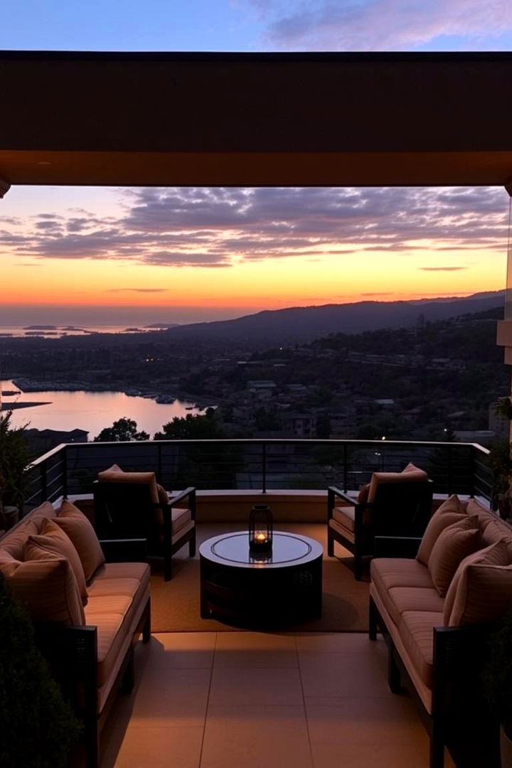 Elegant Sunset Viewing Deck - 22 Sunken Patio Ideas