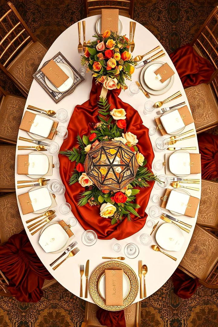 Elegant Table Settings and Centerpieces - 22 Art Deco Wedding Ideas
