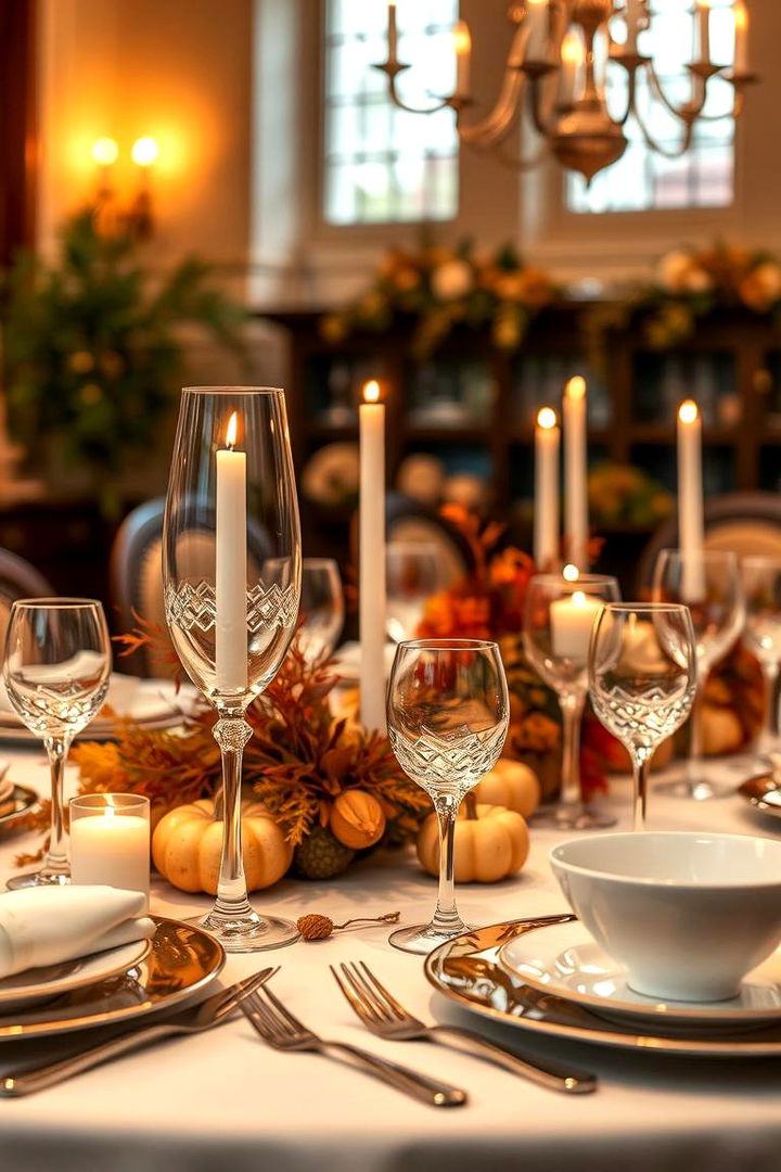 Elegant Tableware Arrangements - 22 Fall Table Decor Ideas