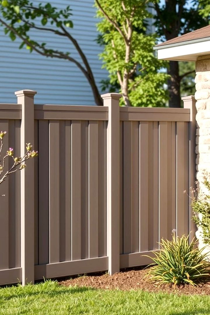 Elegant Taupe Harmony - 22 Vinyl Fence Colors