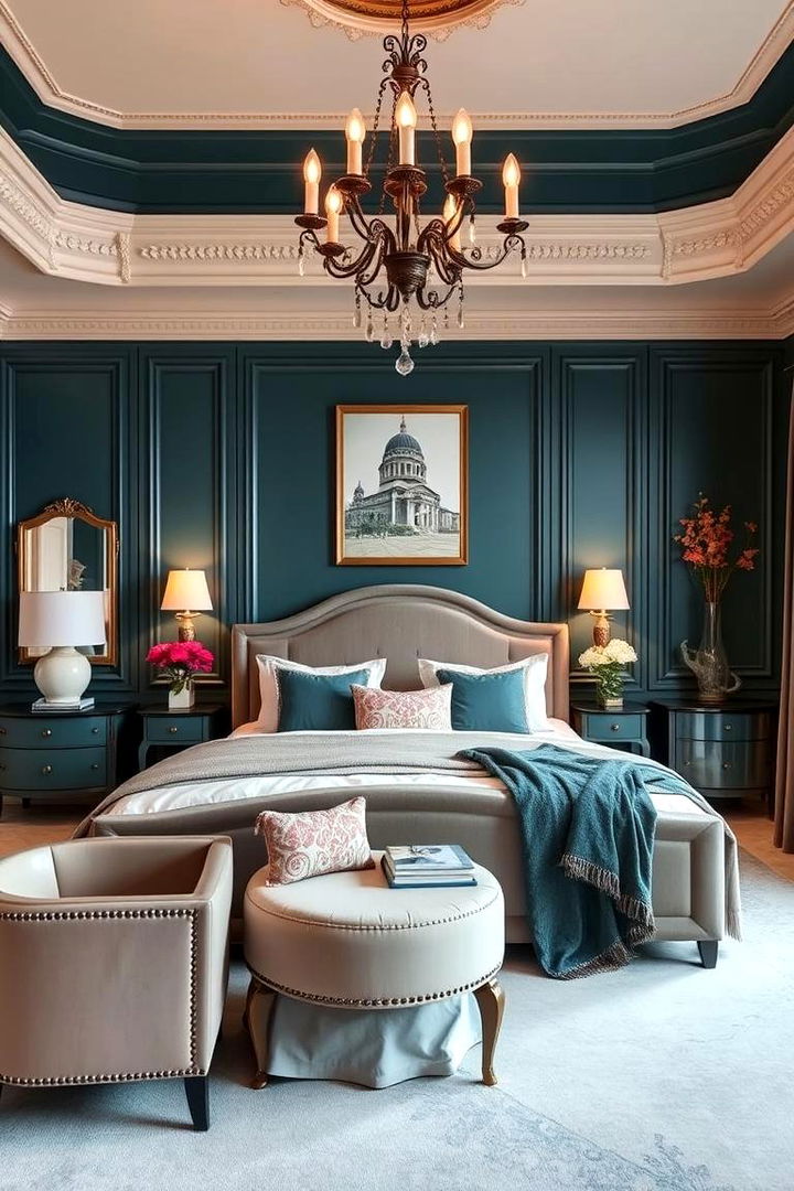 Elegant Teal and Blush - 22 Teal and Pink Bedroom Ideas