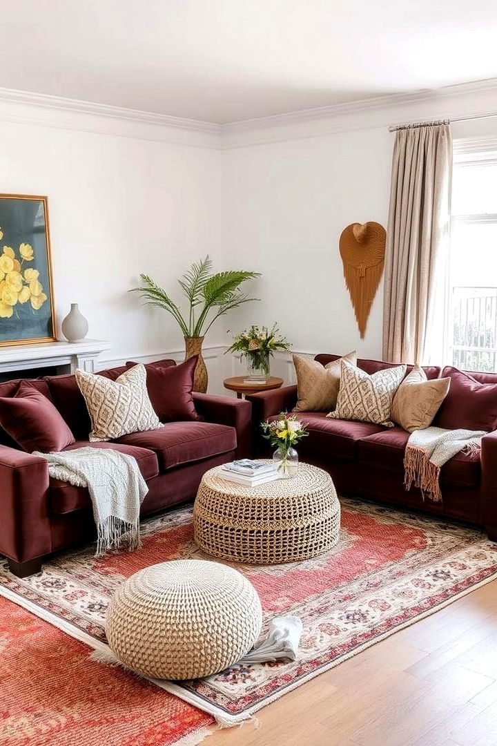 Elegant Textural Layers - 22 Luxury Living Room Ideas