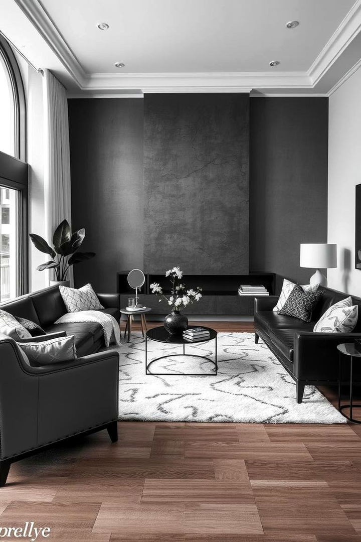 Elegant Textured Neutrals - 22 Black and White Living Room Ideas