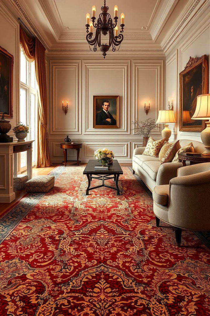 Elegant Traditional Carpet Designs - 22 Living Room Carpet Ideas