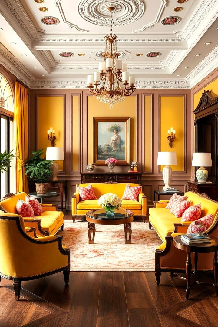 Elegant Traditional Decor with a Modern Twist - 22 How to Decorate With Yellow and Pink