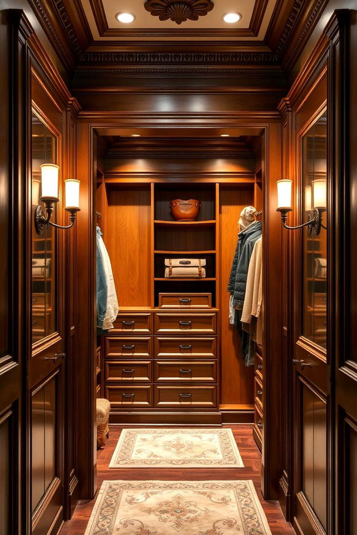 Elegant Traditional Entry Closet - 22 Entry Closet Ideas