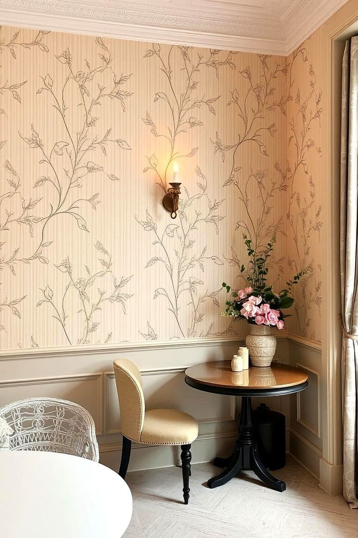 Elegant Wallpaper - 22 Romantic Bathroom Ideas