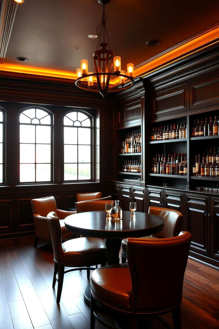 Elegant Whiskey Tasting Room - 22 Man Cave Ideas