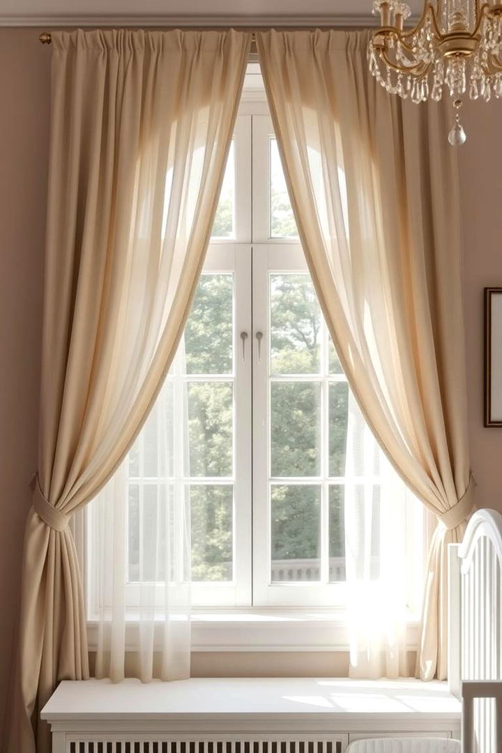 Elegant Window Treatments - 22 Sage Green Nursery Ideas