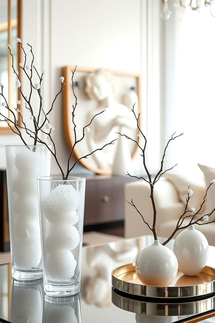 Elegant Winter Accents - 22 frozen room decor ideas